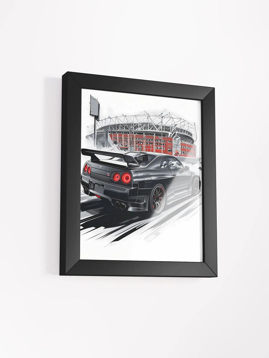 Sleek Speedster Stadium Drive Poster product image (3)