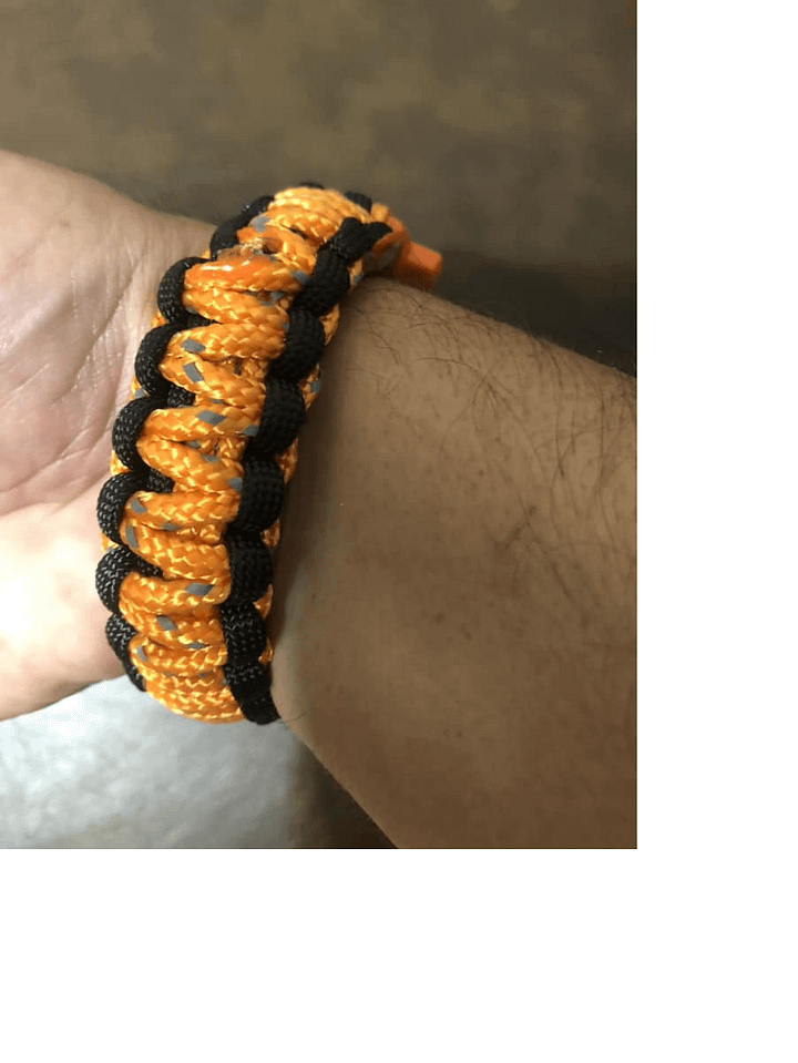 Orange-Black Hunter Bracelet product image (1)