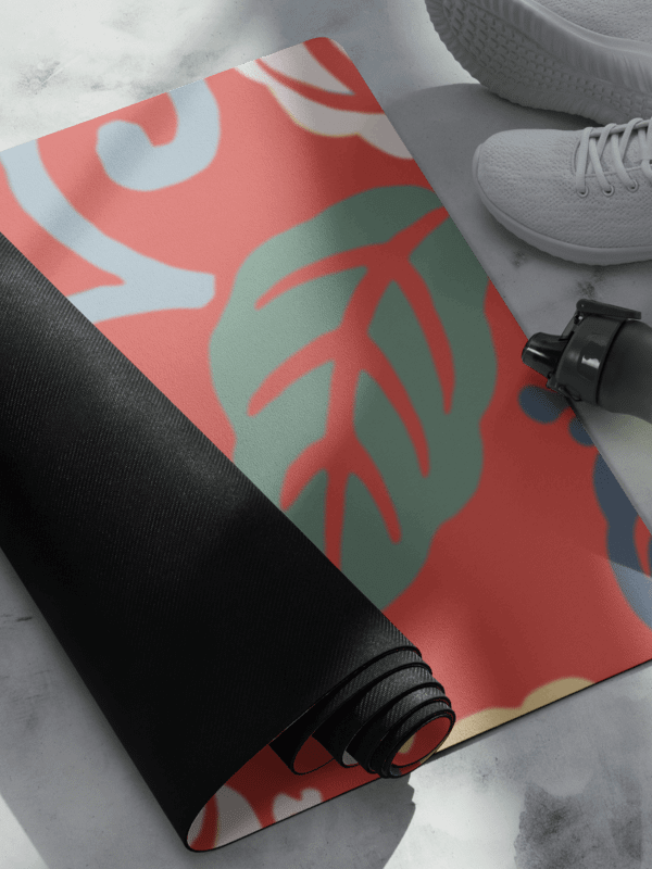 Japanese Vintage Floral Yoga Mat product image (2)