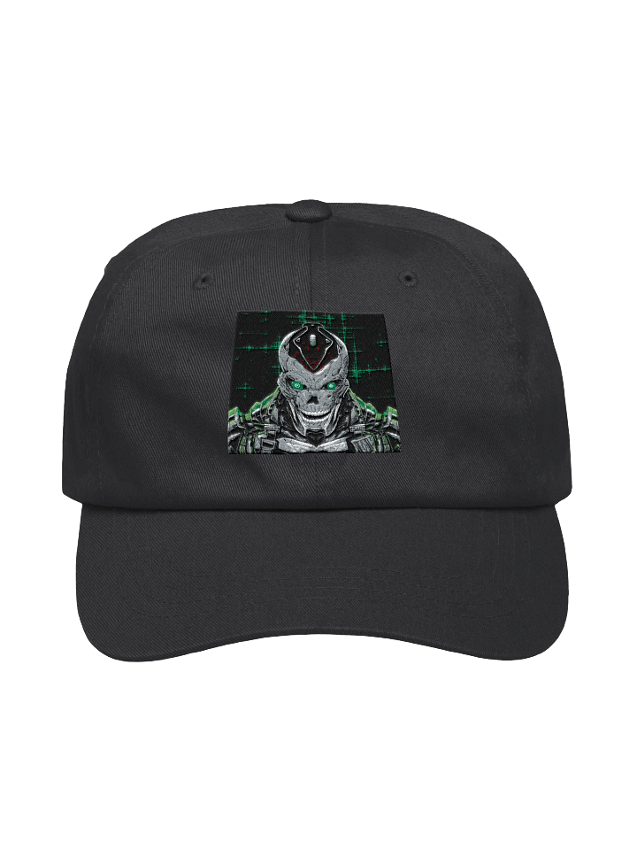 DiscLink's Cyber Skull Glow Dad Hat product image (1)
