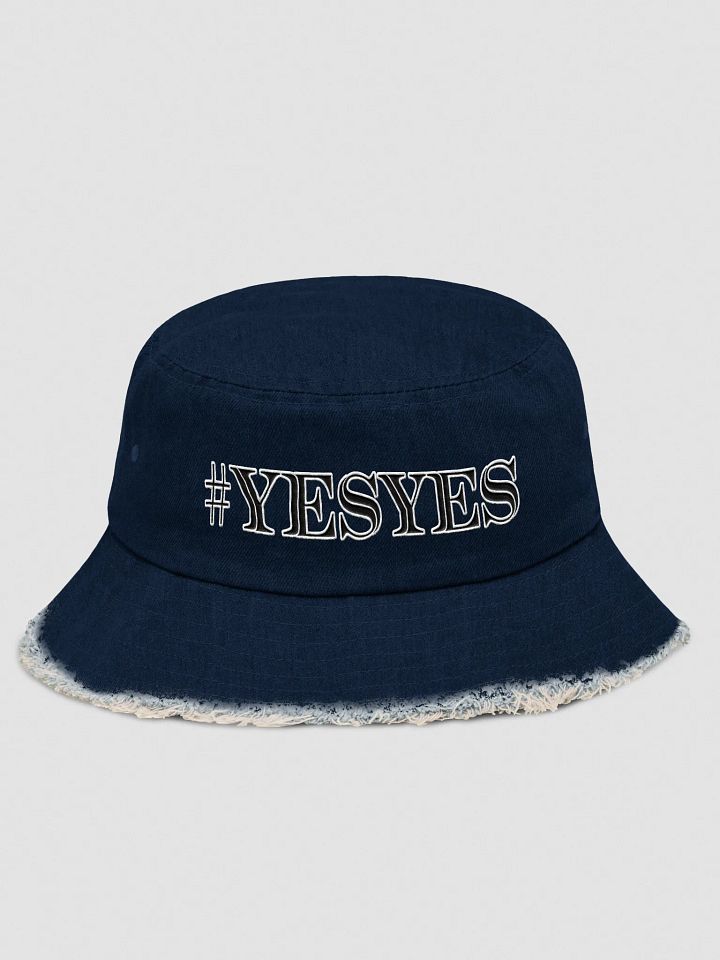 #YESYES Distressed Denim Bucket Hat product image (1)