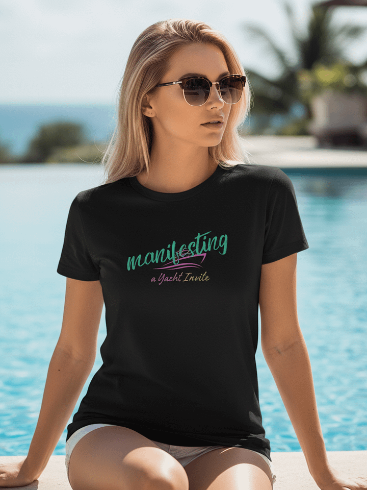 Manifesting a Yacht Invite Tee product image (1)