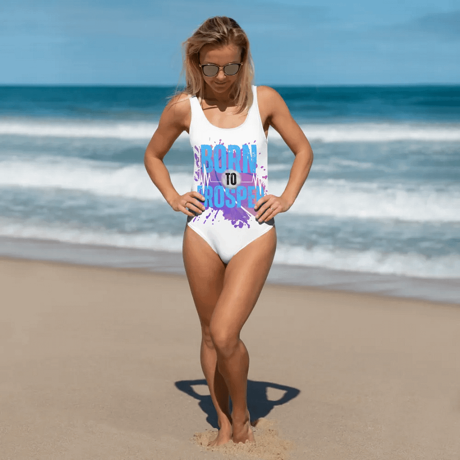 Born to Prosper Low Back All-Over Swimsuit product image (3)