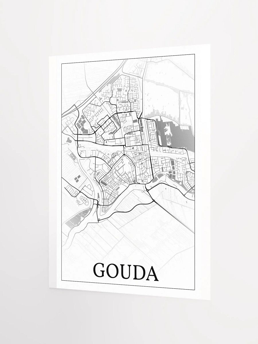 Gouda, Netherlands, city map print product image (7)