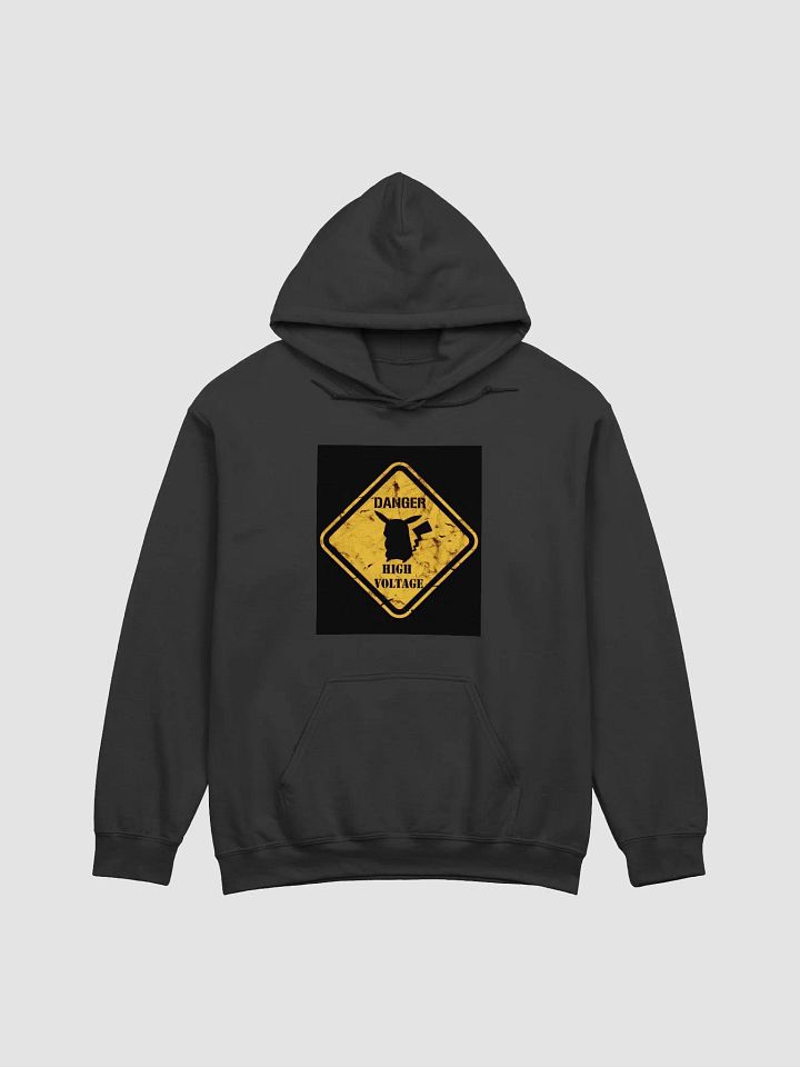 Pikachu Warning Sign Classic Hoodie product image (9)