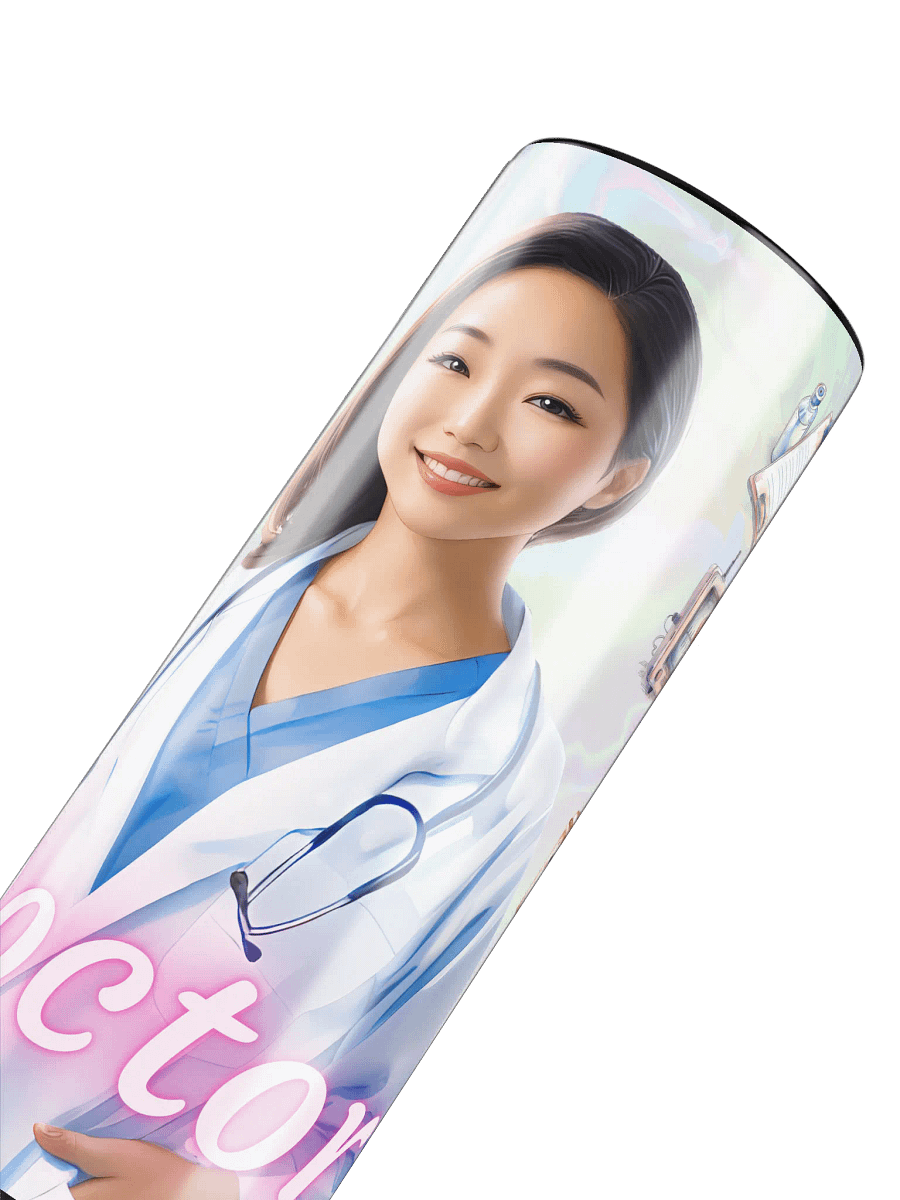 Asian Doctor 20 oz Skinny Stainless Steel Tumbler product image (6)