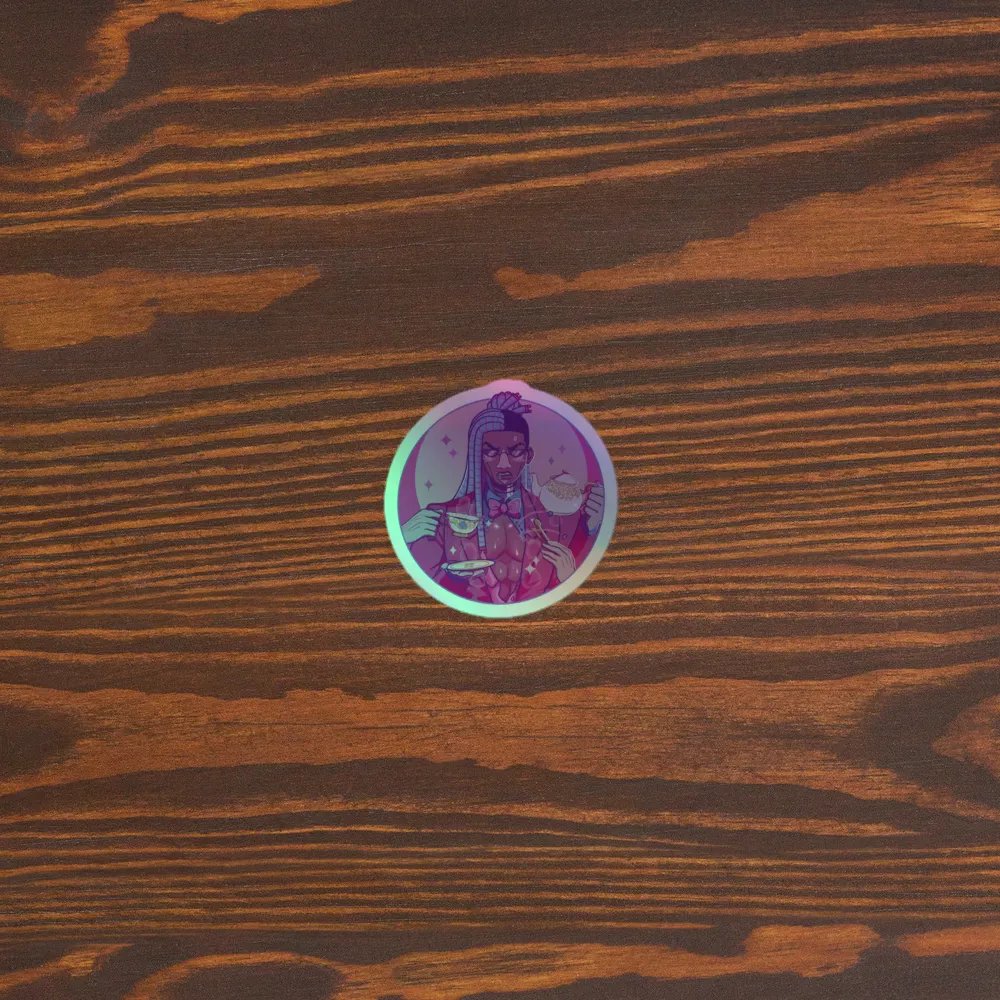 Holographic DJ HOT tea party product image (3)