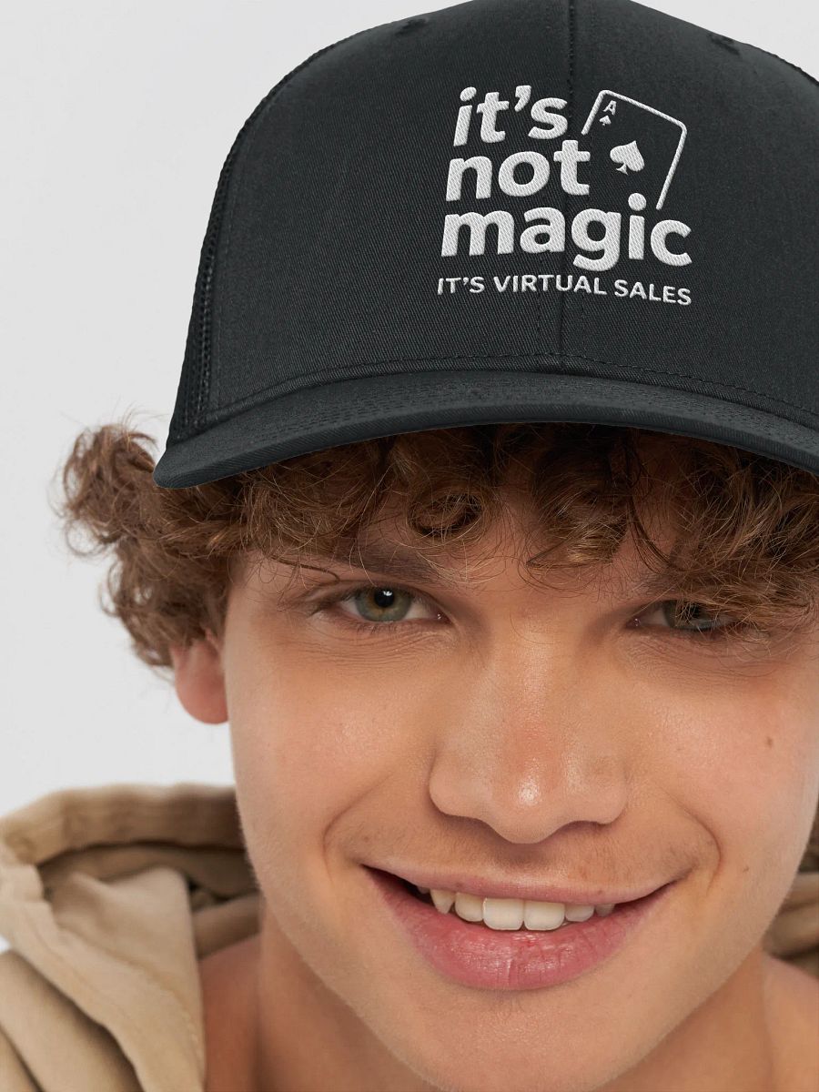 "It’s Not Magic" Virtual Sales Trucker Hat – Multicolor Edition product image (60)