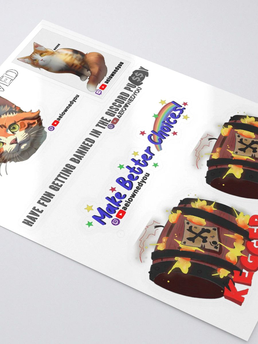 aeiownedyou Sticker Sheet 1 product image (3)