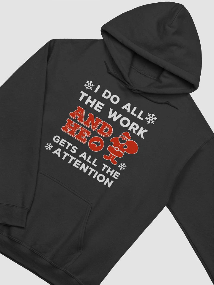 Santa gets all the attention postal worker Unisex Hoodie product image (7)