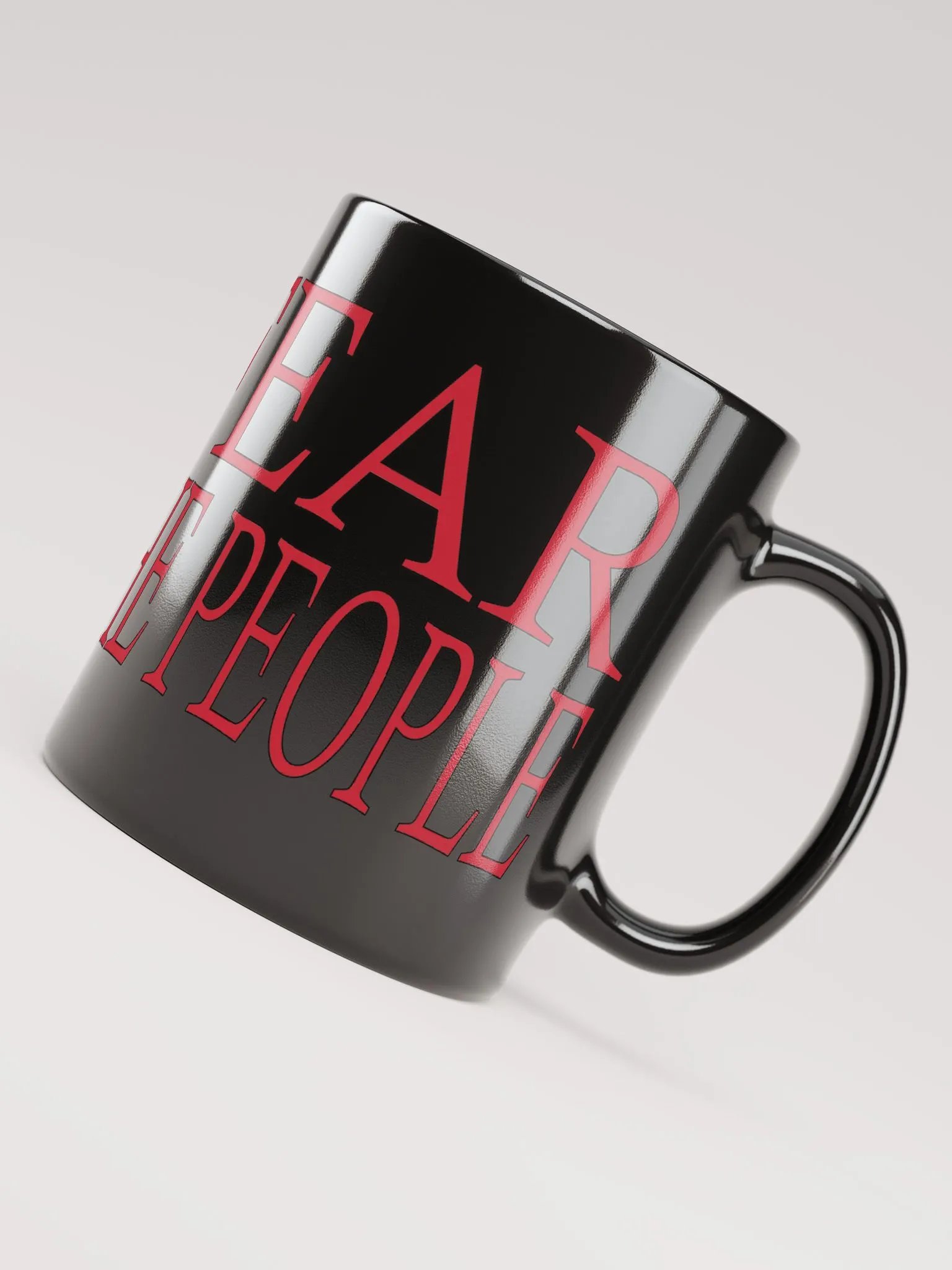 Fear The People - Black Glossy Mug product image (3)