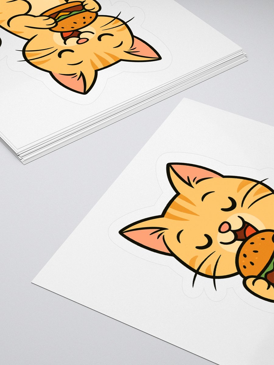 Luna Loves Burgers Sticker product image (12)