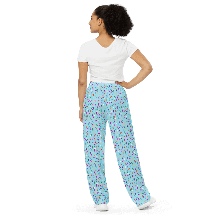 Blue Sprinkle Wide Pant product image (4)