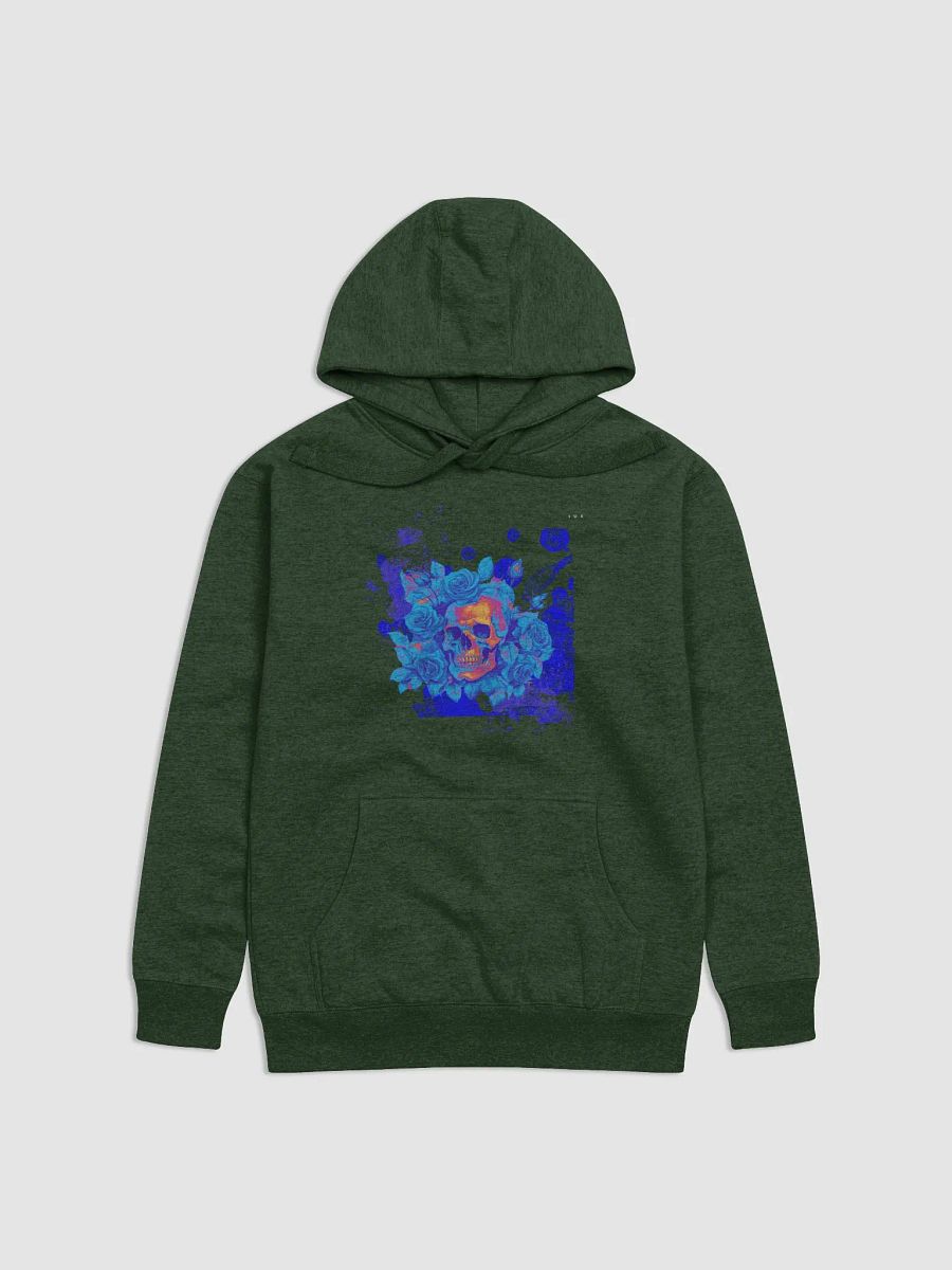 Blue Orchid Skull Premium Unisex Hoodie product image (25)
