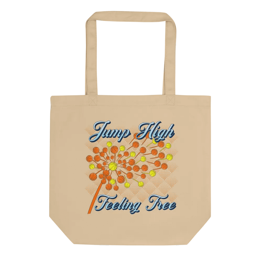 Dandelion Basketball Jump High Feeling Free Dreams Tote Bag product image (1)