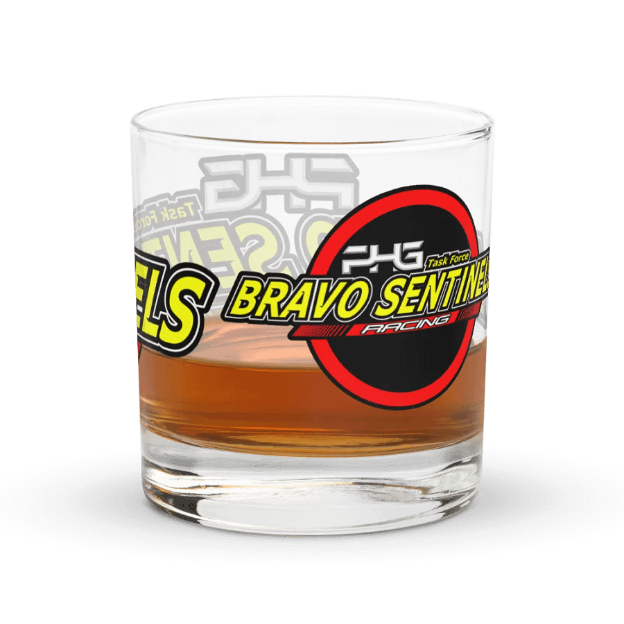 BRAVO SENTINELS Racing Rocks Glass product image (7)