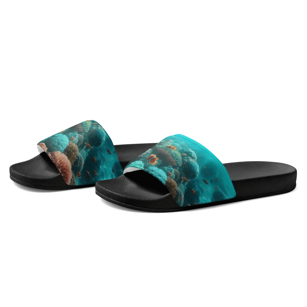 Oceanic Oasis Women's Slides | Ai Design product image (2)