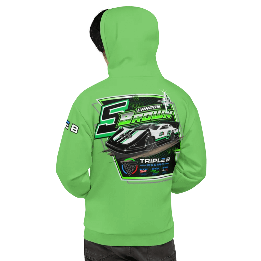 Landon Brown Late Model Hoodie (Green) product image (1)