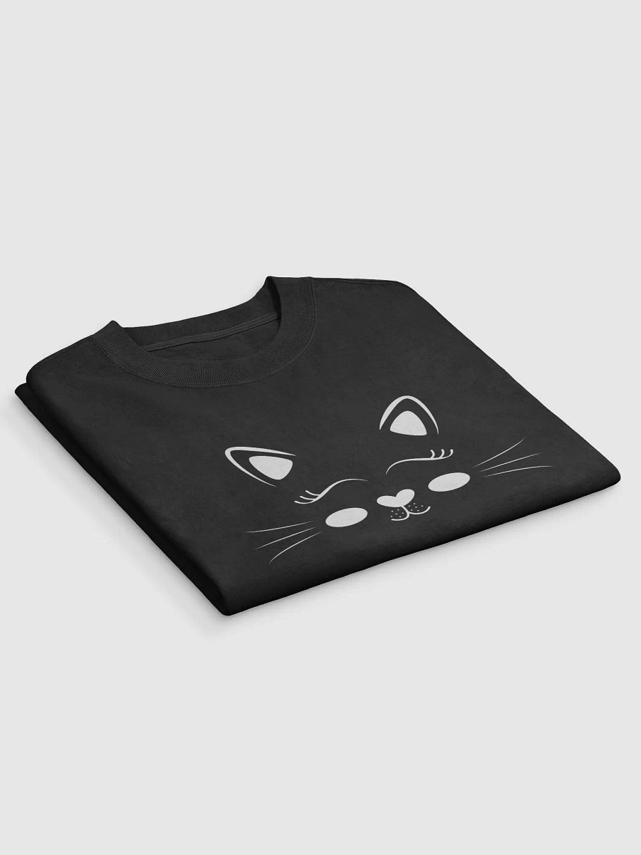 Cute Cat Oversized T-Shirt by AS Colour 5082 | Premium Faded Tee for Casual Style product image (3)