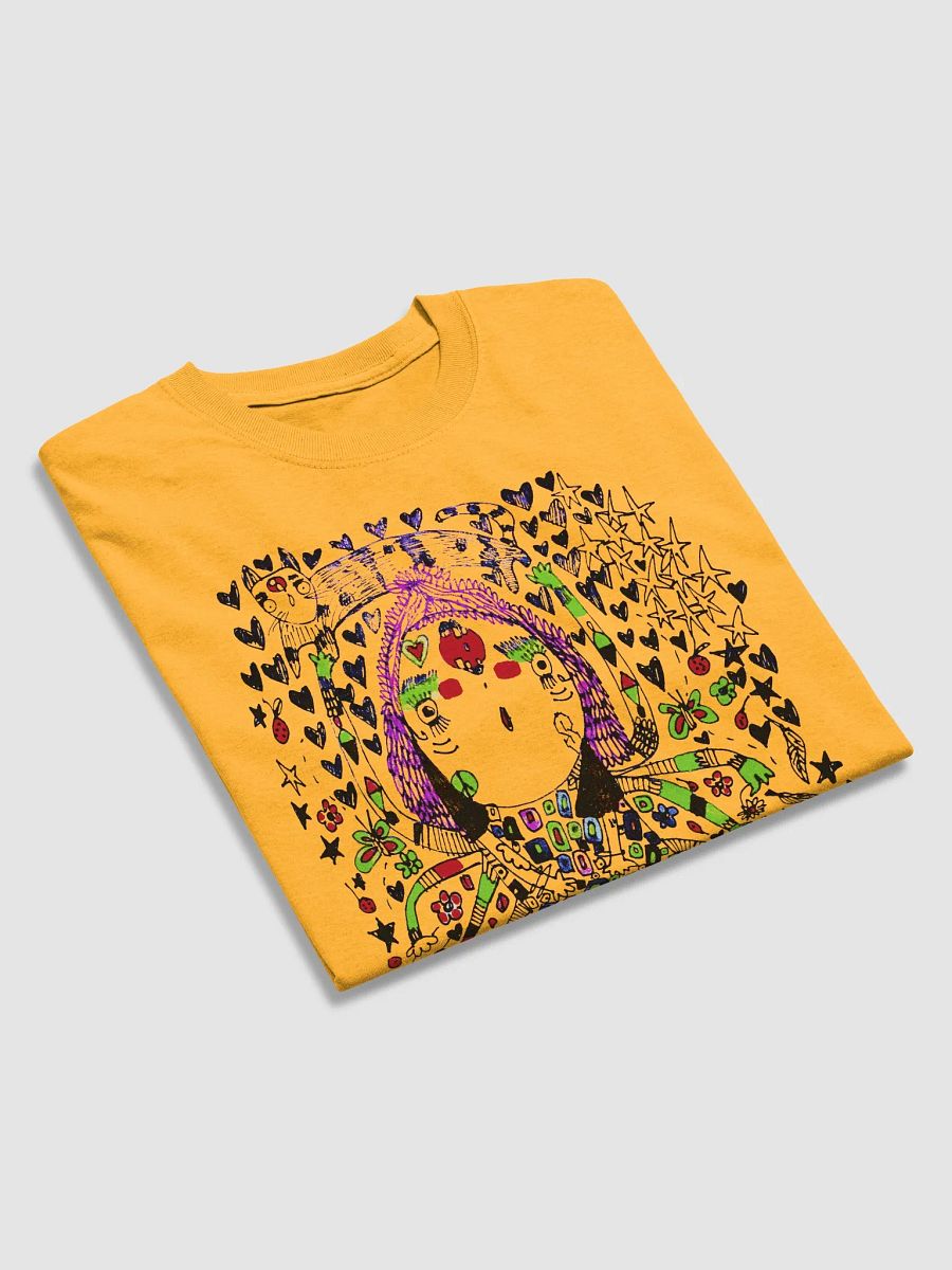 SJA Throwback Yellow Gildan Heavyweight T-shirt product image (4)
