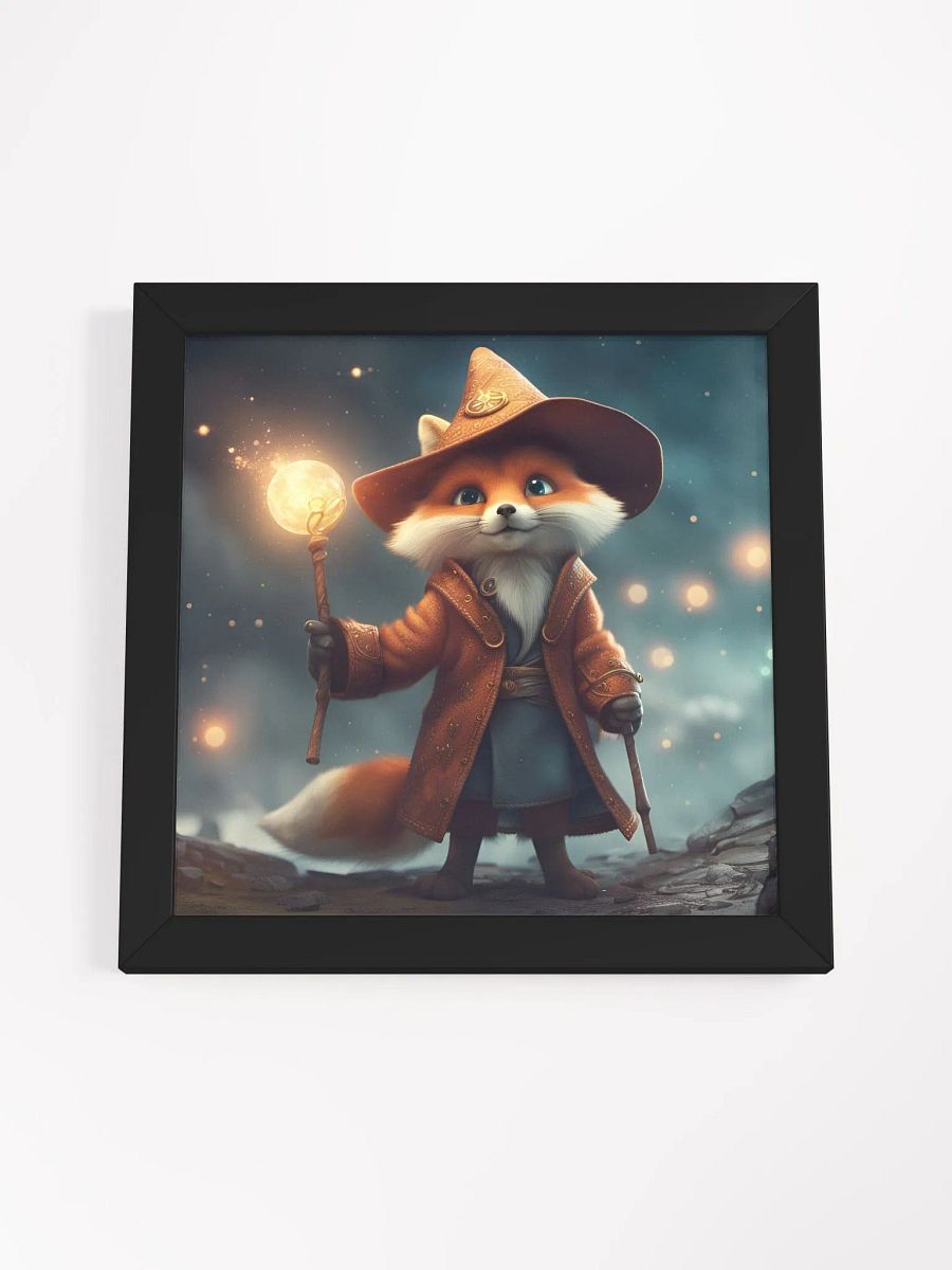 Framed Fox Wizard Poster product image (30)