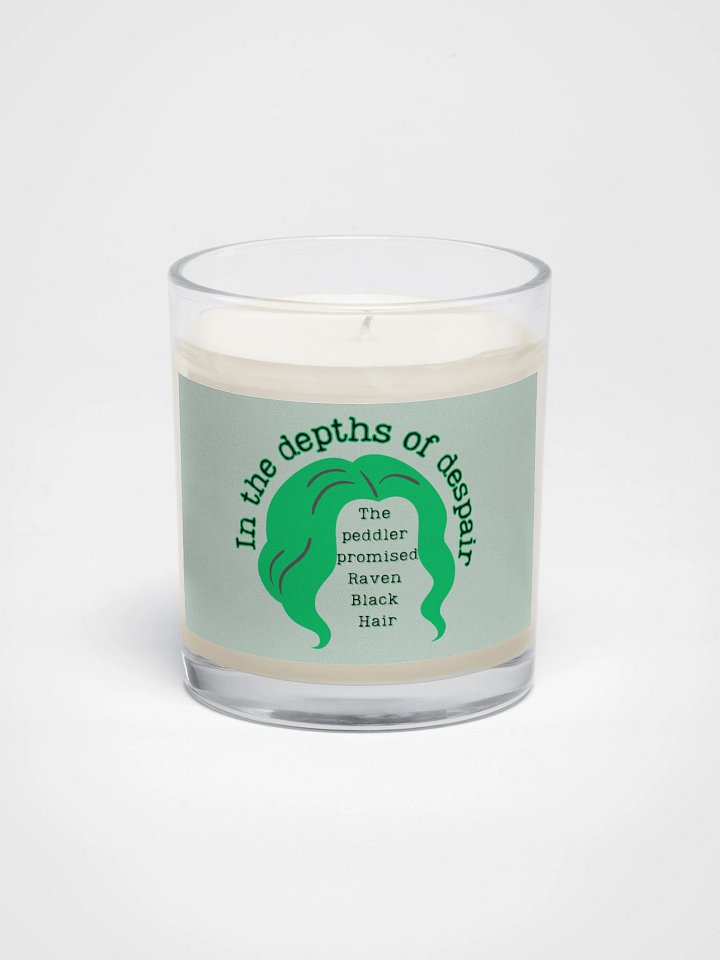 Raven Black Hair Soy Wax Candle product image (1)