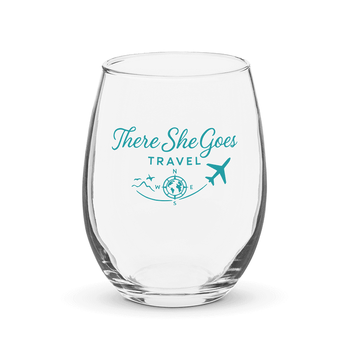 There She Goes - Stemless Wine Glass product image (1)
