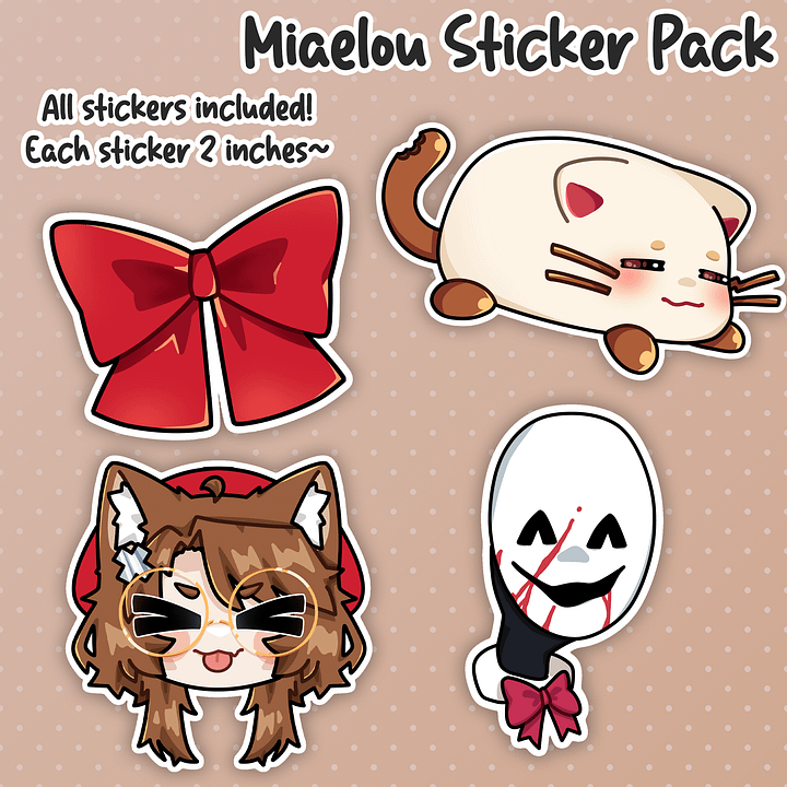 Miaelou Sticker Pack [PREORDER] product image (1)