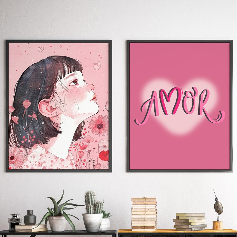 Coquette Gallery Wall Set of 22 DIGITAL Pastel Pink Prints product image (10)