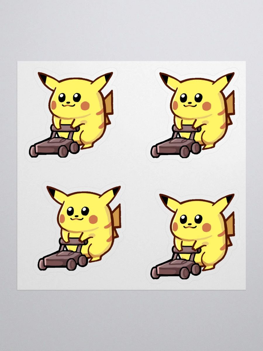 Mower Sticker 4 Sheet product image (1)