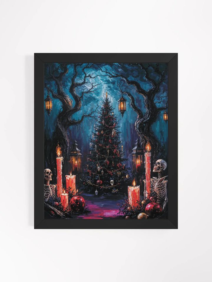 Gothic Christmas Tree Framed Matte Print product image (2)