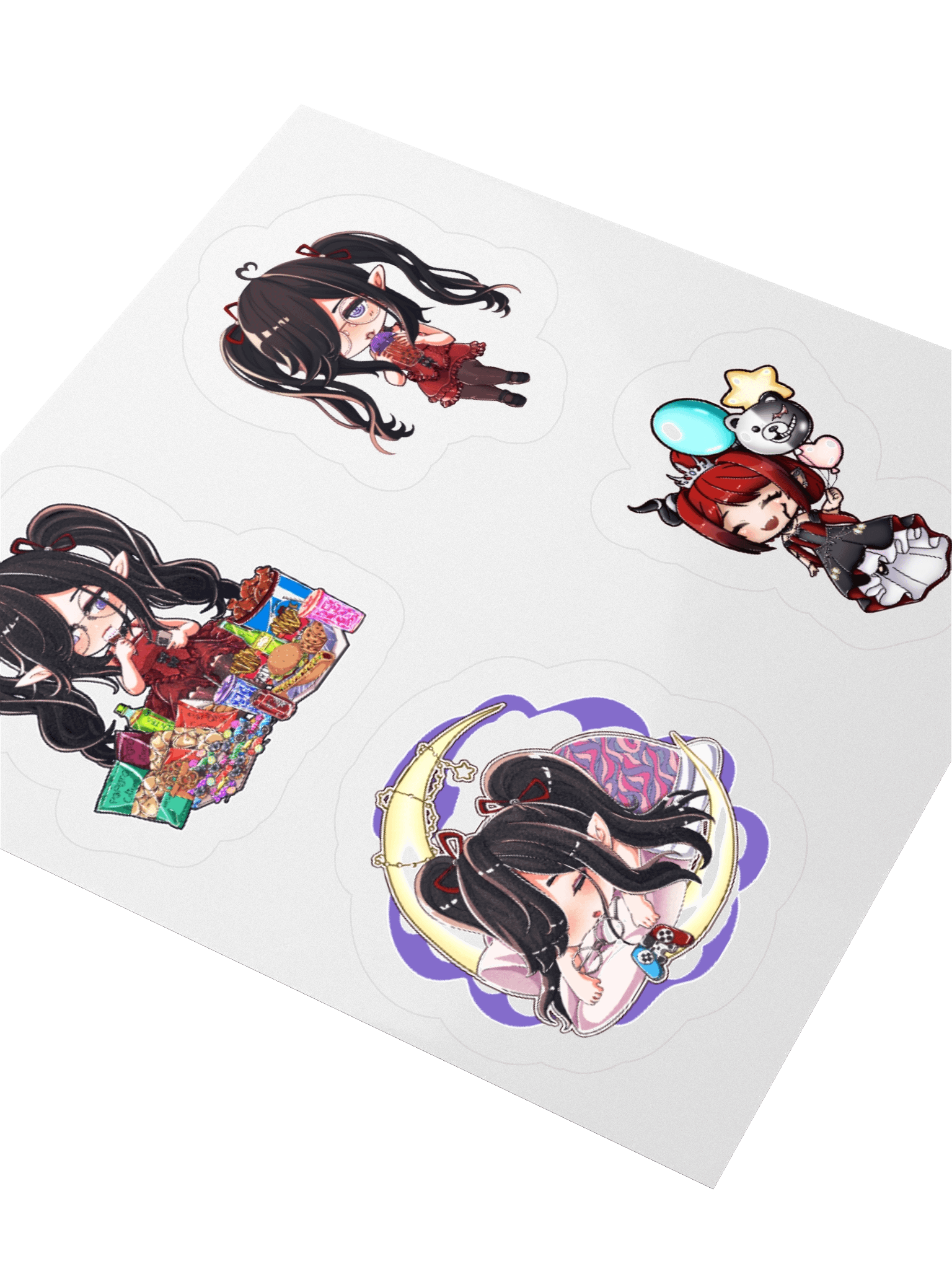 Chibi Delights Kiss Cut Stickers Set product image (3)