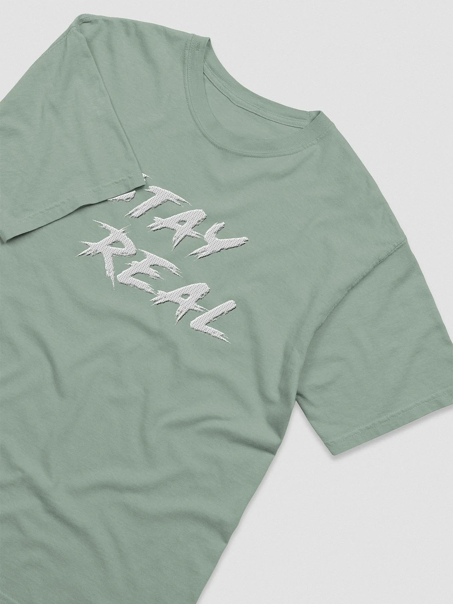 Stay REAL Embroidered T product image (30)