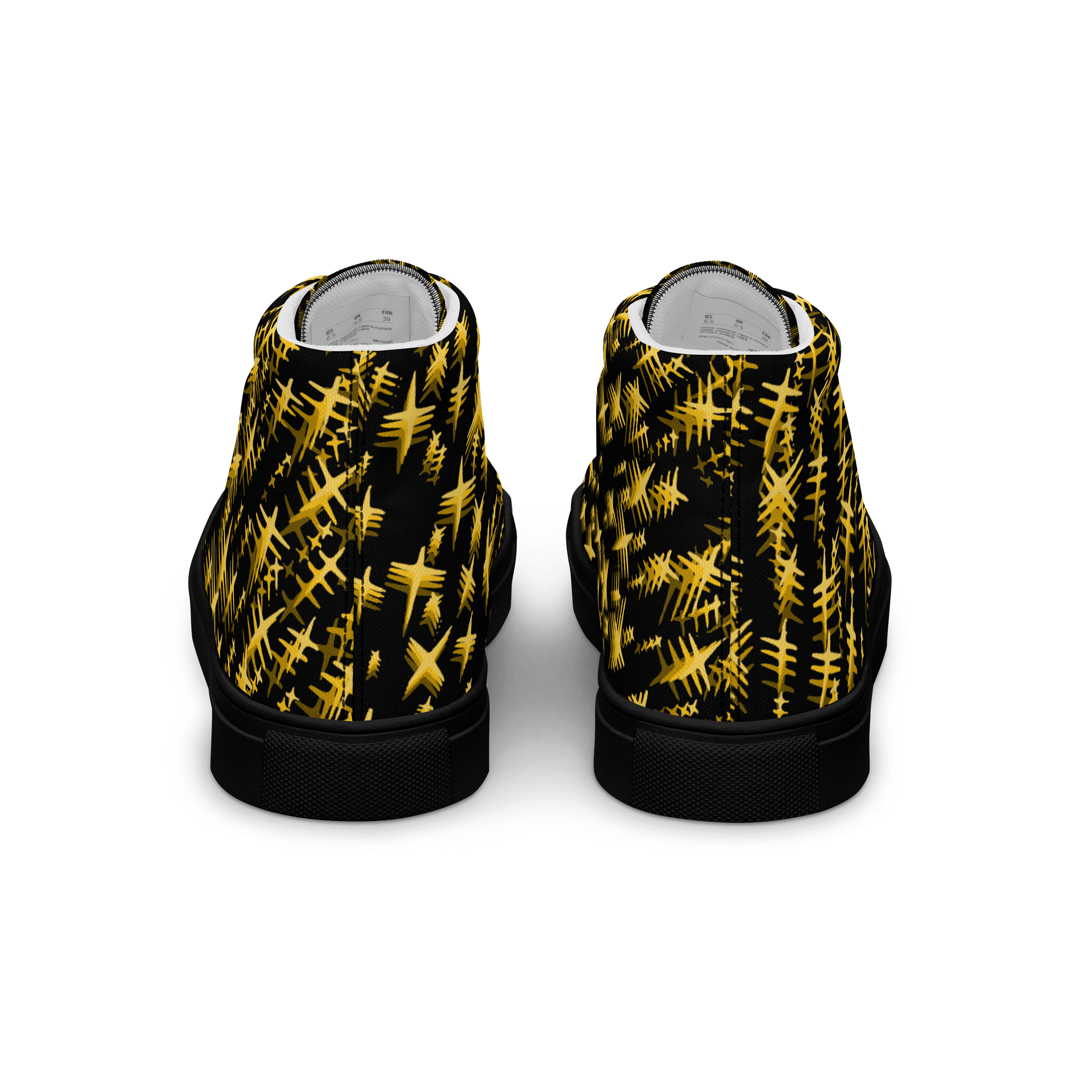 Golden Radiance Men's High Tops product image (4)