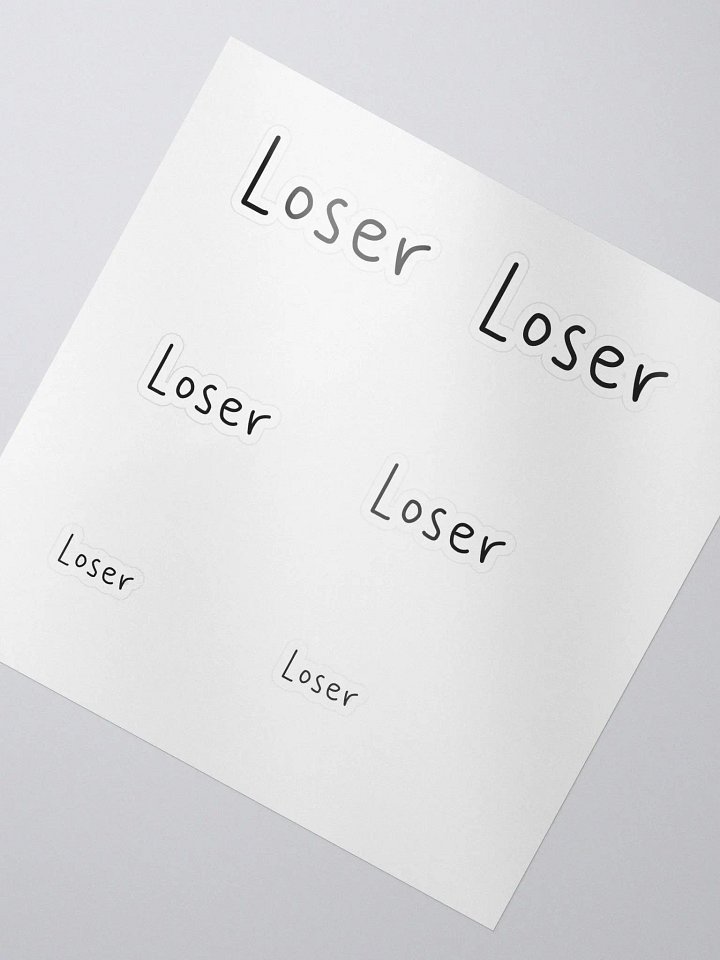 6 Loser Stickers Pack product image (2)