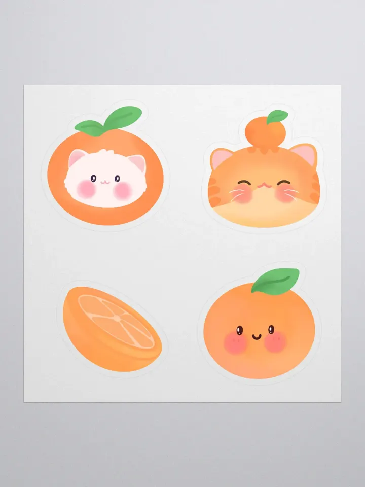 Adorable Orange Cats Sticker Pack product image (1)