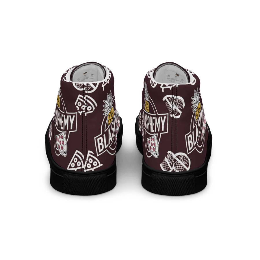 Blasphemy High Top Oxblood Black/Black Female product image (3)