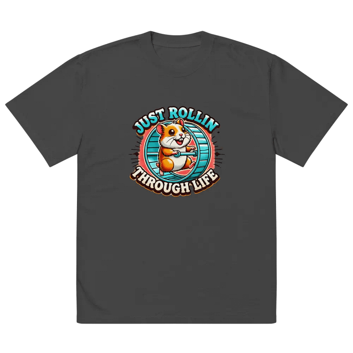 Happy Hamster on a Wheel Just Rollin' Through Life Classic T-Shirt product image (2)