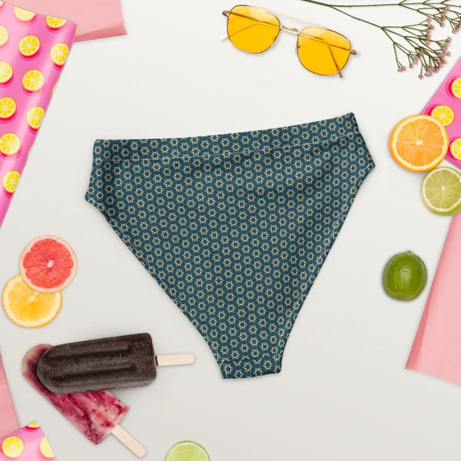 Seashell and Starfish Hight Waisted Bikini Bottom product image (5)