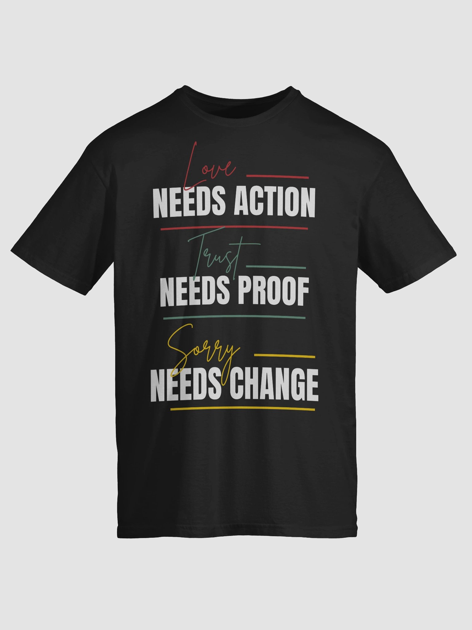 Unisex Softstyle T-Shirt- Love needs action product image (35)