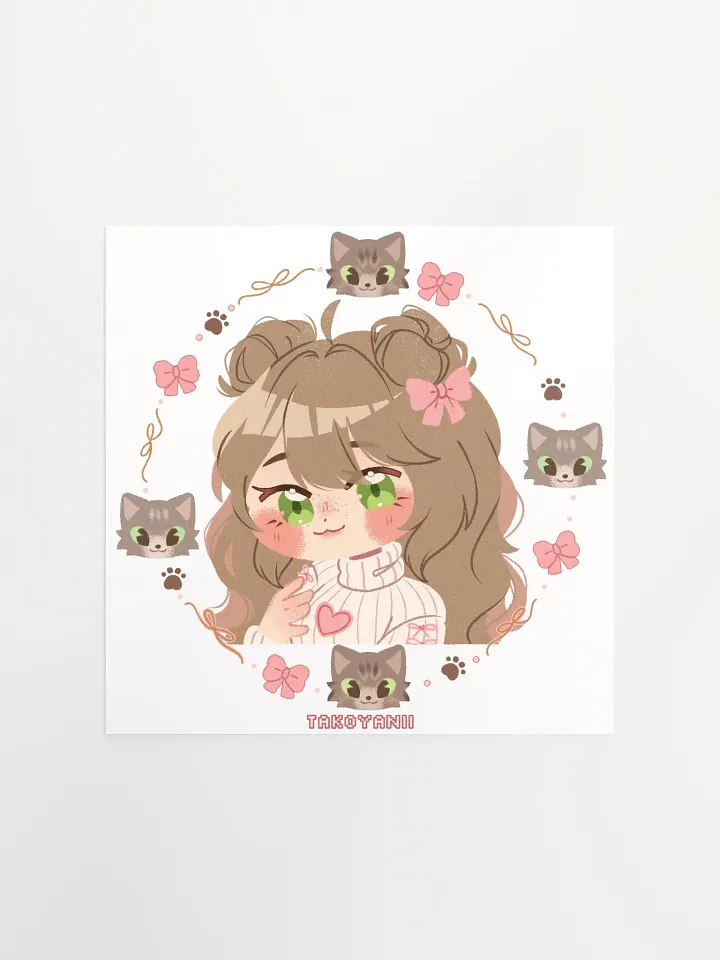 Sienna's Kitty Companion Print 10x10 product image (1)