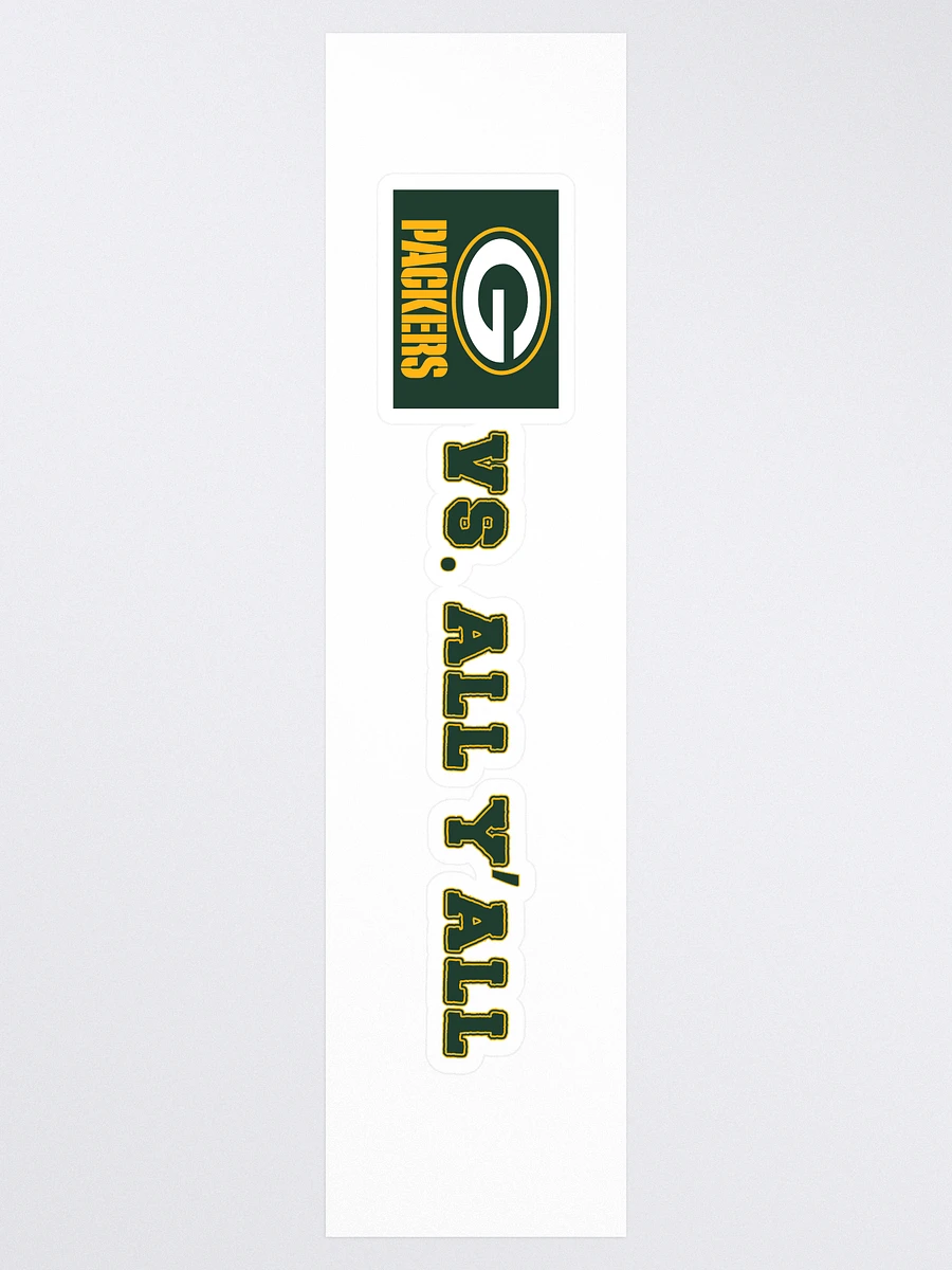 Packers Vs. All Y'all Green Bay Football Rivalry Design product image (3)