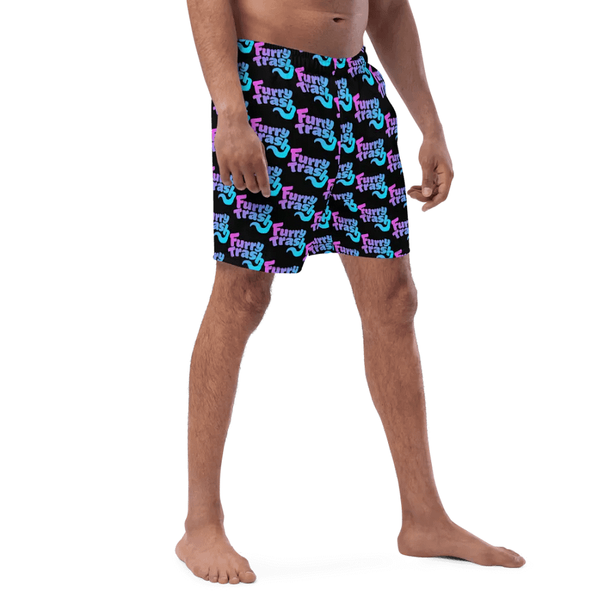 Patterned Swimtrunks - Black product image (12)