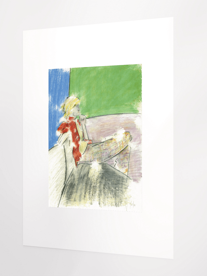Copy of Woman Playing a Trumpet 1985 print product image (2)