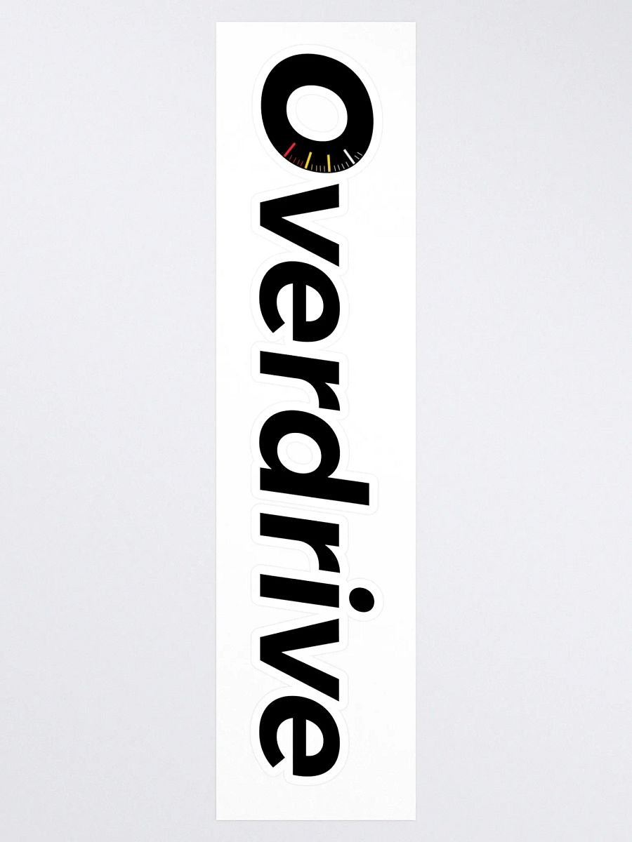 BIG overdrive kiss cut sticker product image (3)