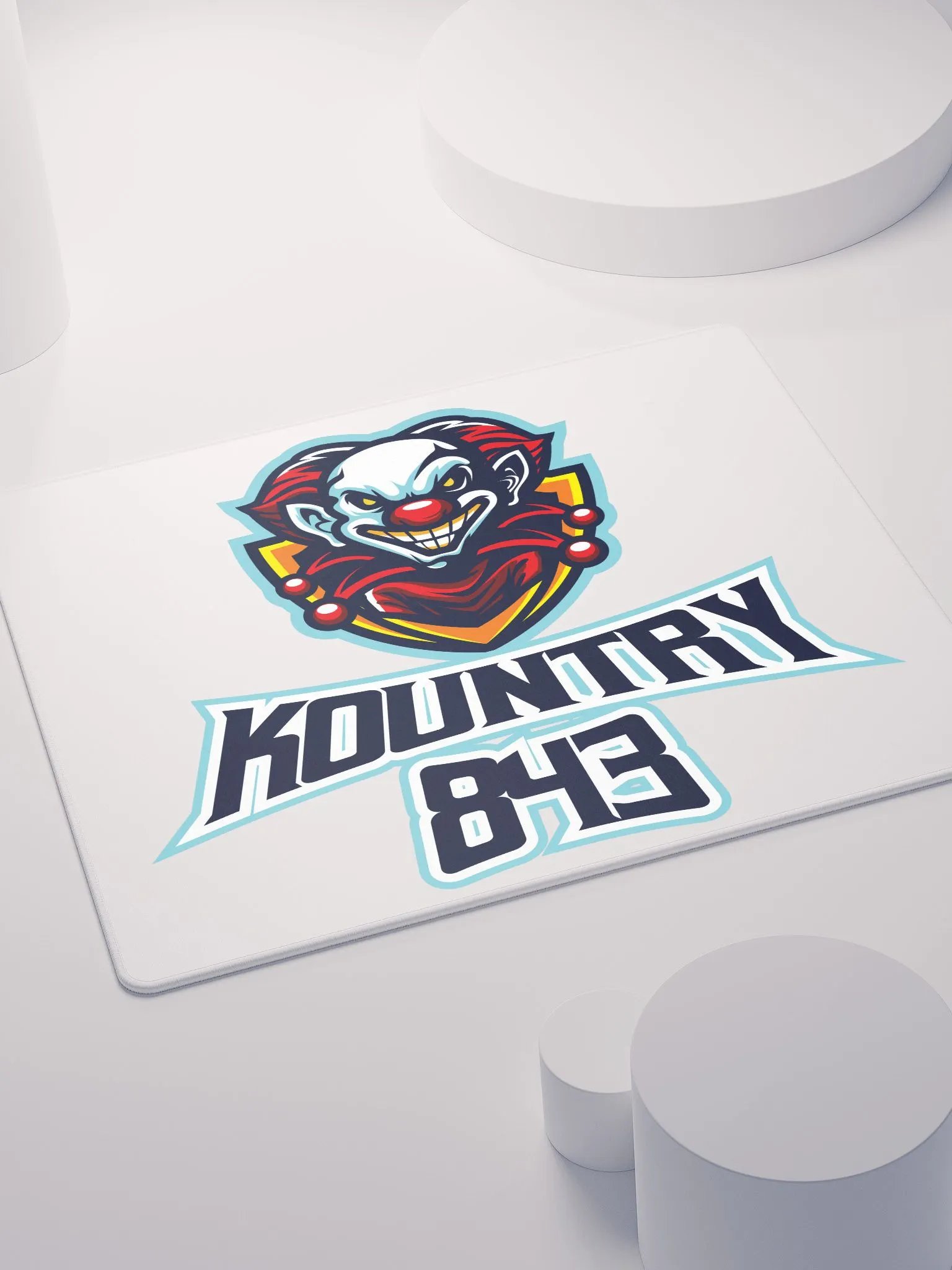 Sinister Clown Logo Gaming Mouse Pad product image (8)