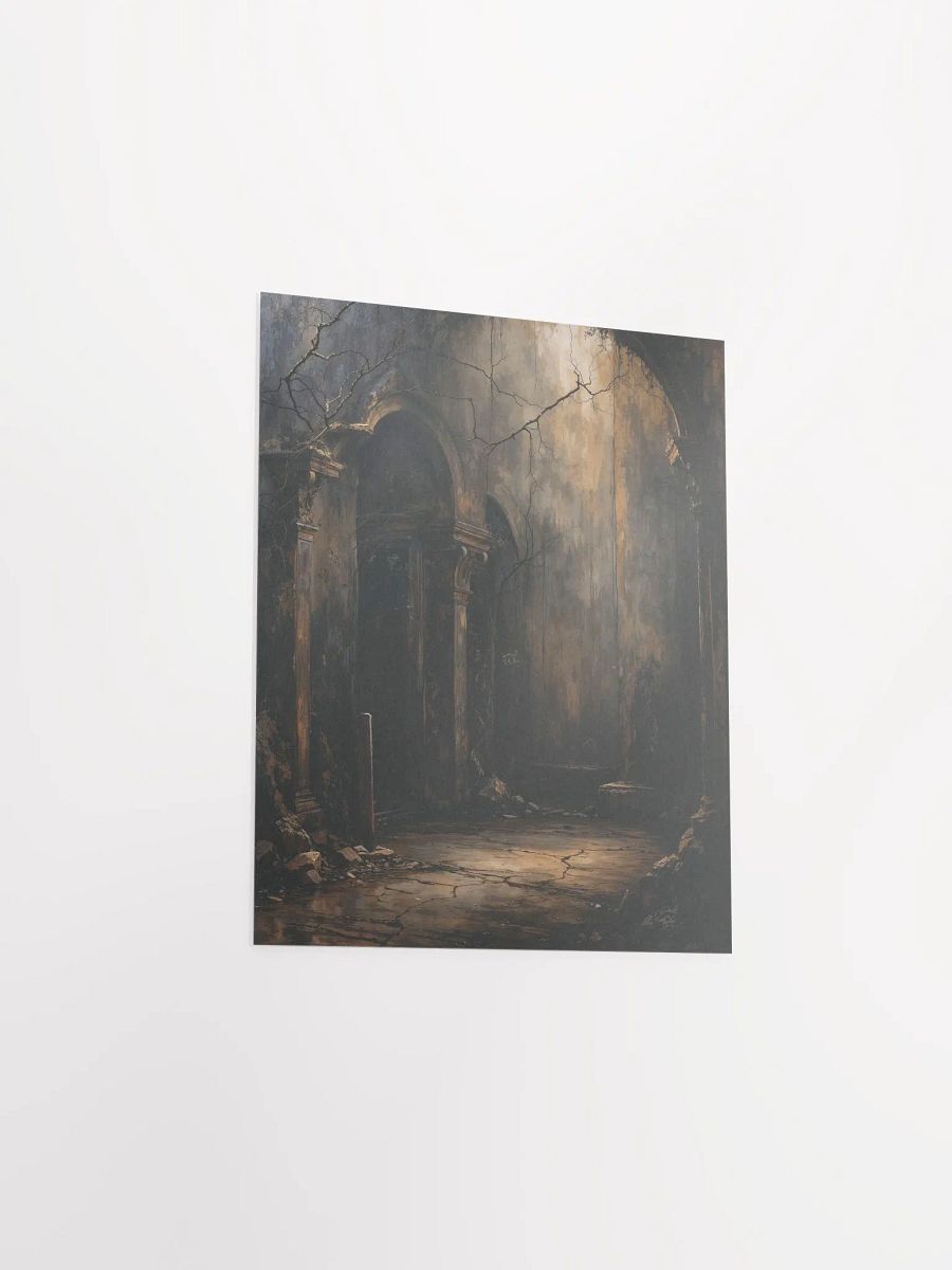 Ethereal Gothic Decay Matte Poster product image (32)