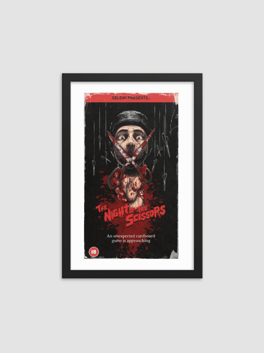 The Night of the Scissors framed poster product image (1)