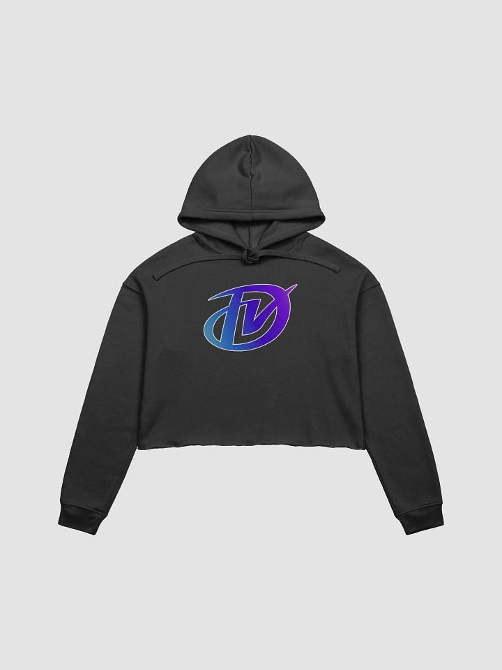 DV Crop Hoodie (Purple/Blue Gradient Logo) product image (1)
