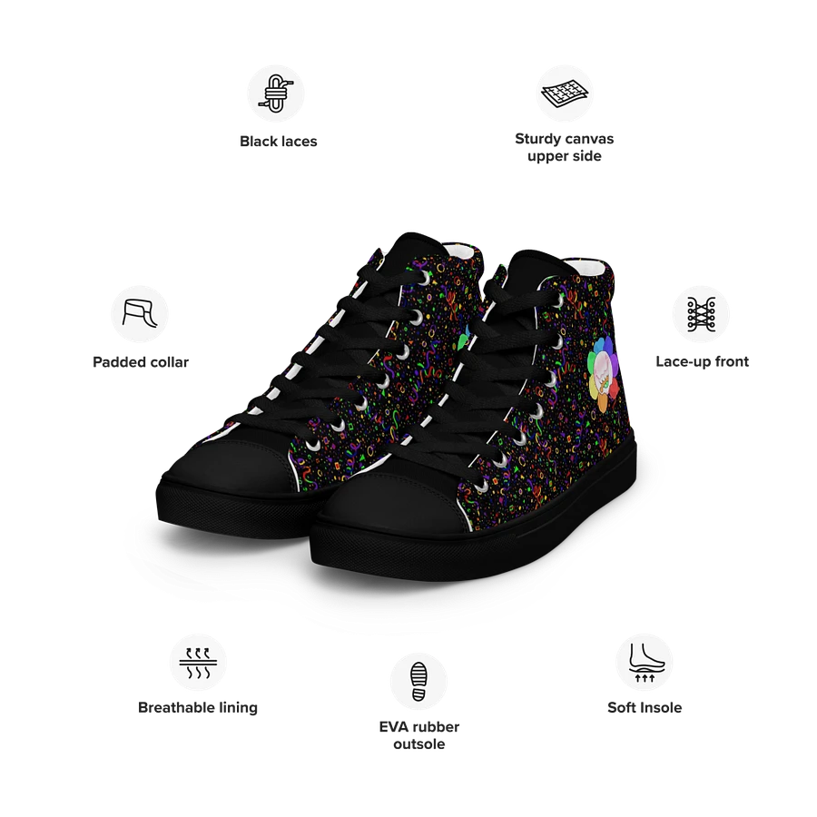 Black Arcade Flower Sneakers product image (18)